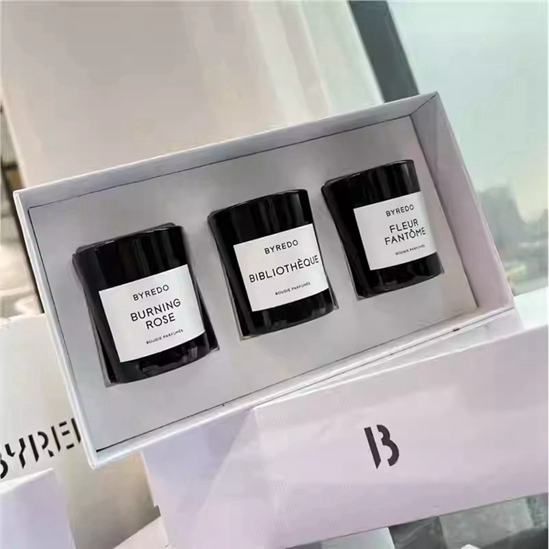 one set of Byredo scented candles.