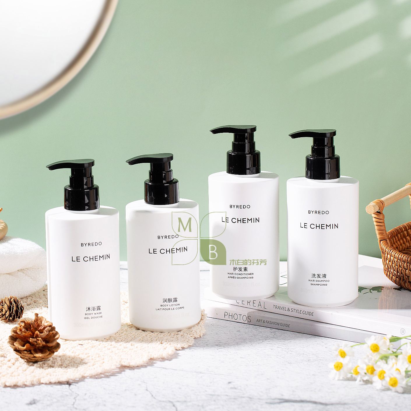 byredo-le-chemin-shampoo-conditioner-shower-gel-body-lotion-sets