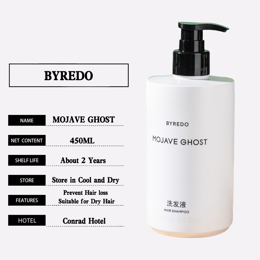 Conrad Hotel Shampoo & Shower Gel Bundle 450ML Each | Byredo Mojave Ghost