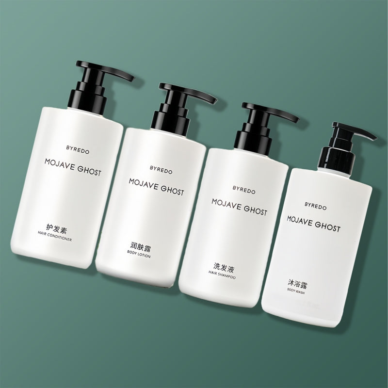 Conrad Hotel Shampoo & Conditioner & Shower Gel & Body Lotion 450ML | Byredo Mojave Ghost
