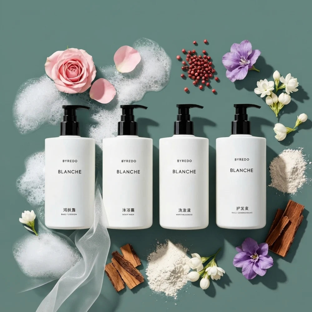 Byredo Blanche Shampoo or Conditioner or Shower Gel or Body Lotion or Hand Wash 450ML