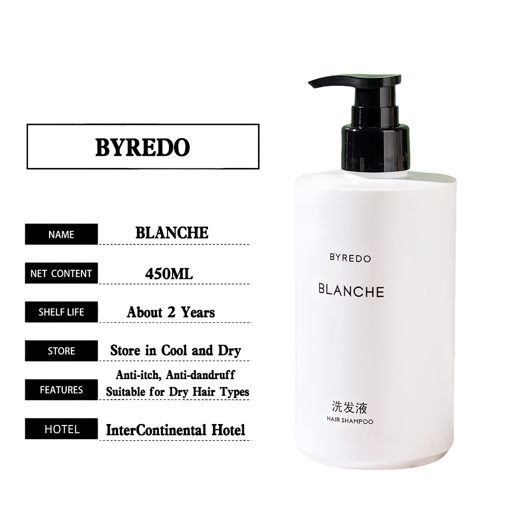 Byredo Blanche Shampoo &amp; Conditioner &amp; Shower Gel &amp; Body Lotion &amp; Hand Wash 450ML