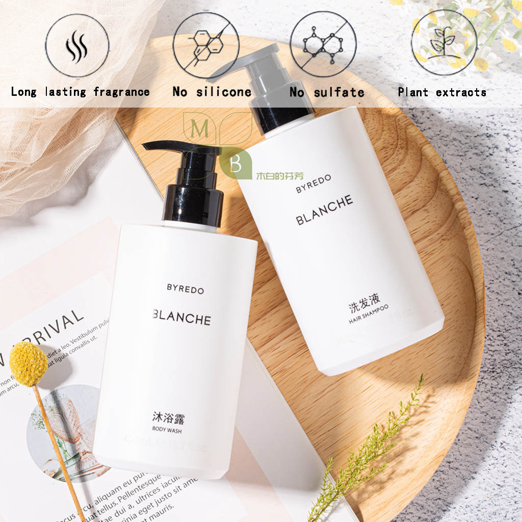 Byredo Blanche Shampoo &amp; Shower Gel Bundle (450ML Each)