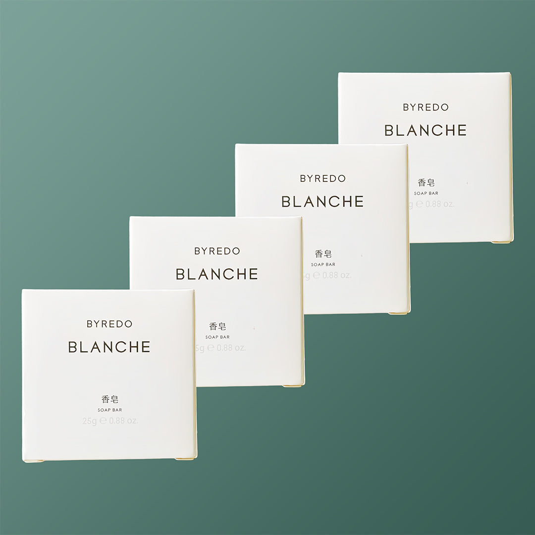 4 pcs of byredo blanche soaps.