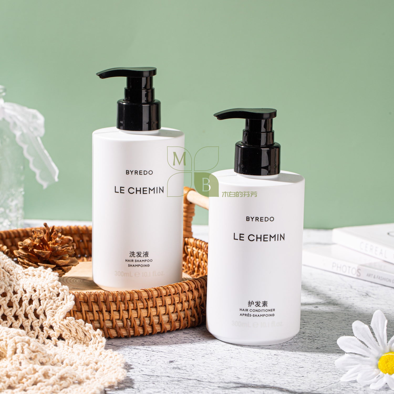 The Luxury Collection Hotel Shampoo &amp; Conditioner &amp; Shower Gel &amp; Body Lotion 300ML | Byredo Le Chemin