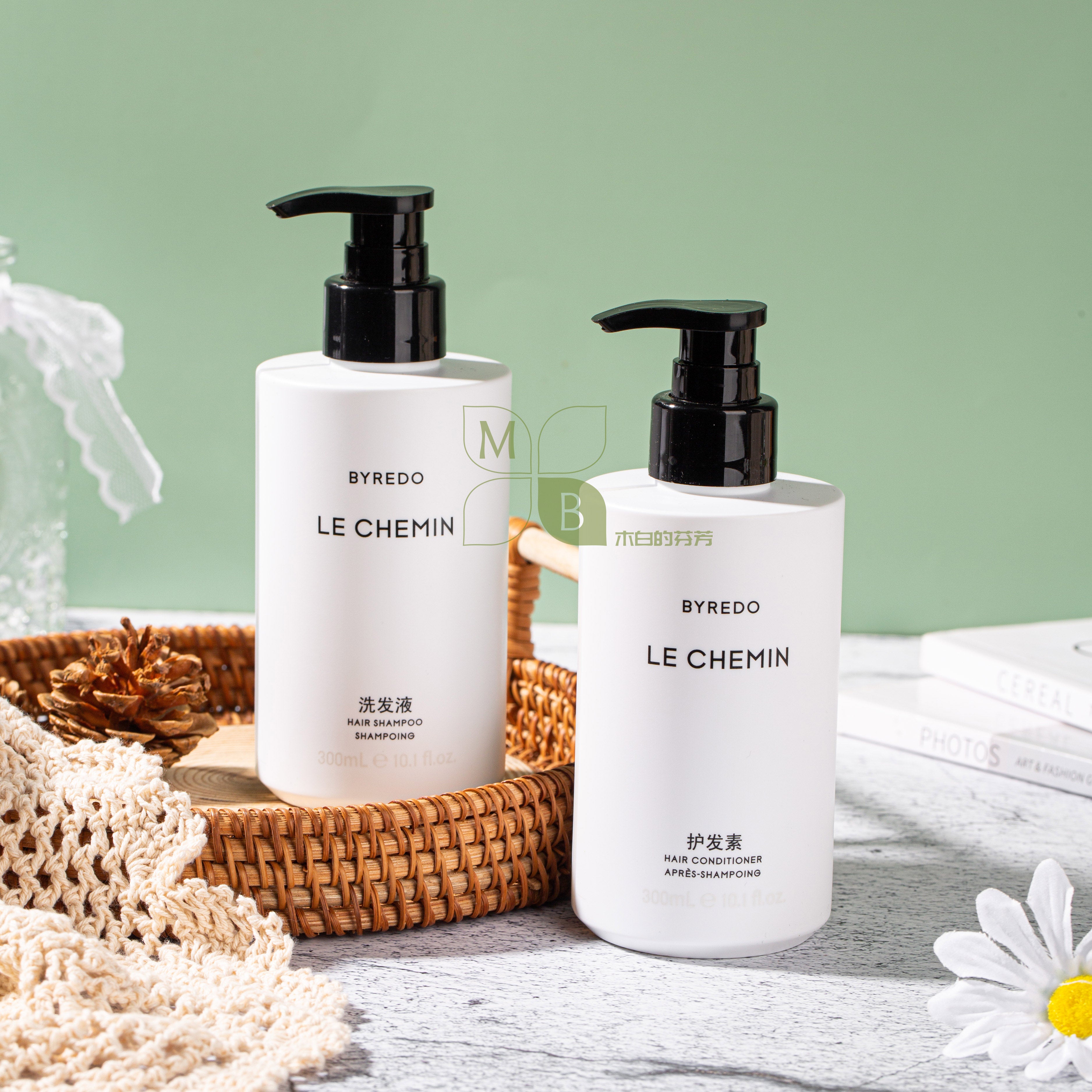 The Luxury Collection Hotel Shampoo &amp; Conditioner &amp; Shower Gel &amp; Body Lotion 300ML | Byredo Le Chemin