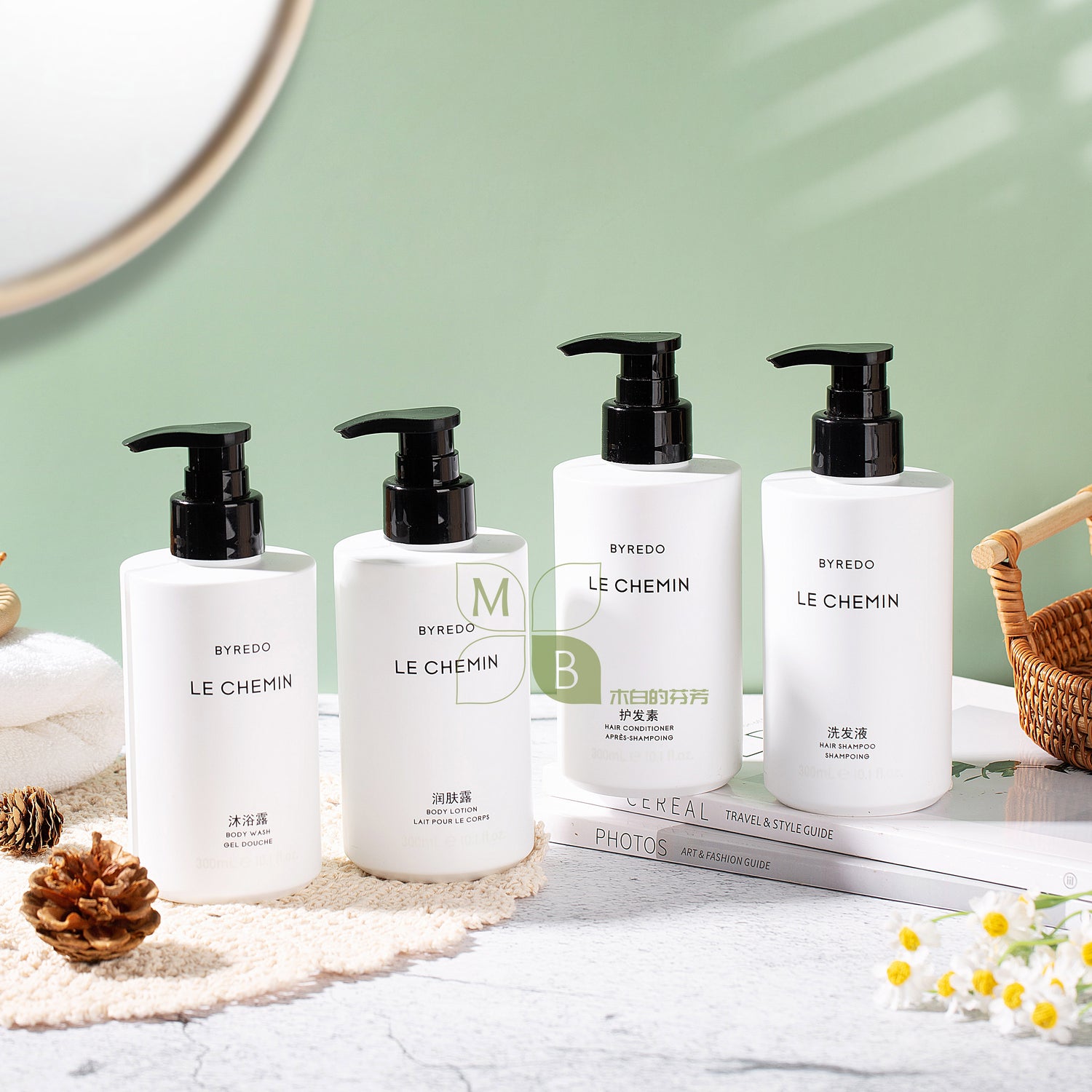 byredo-le-chemin-shampoo-conditioner-shower-gel-body-lotion-sets