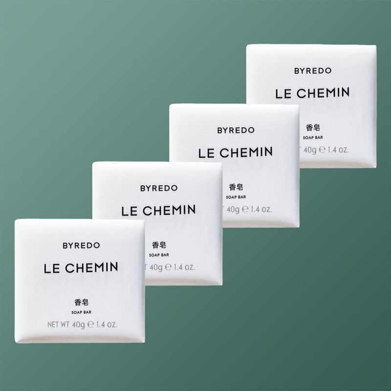 4 pcs of byredo le chemin soaps.