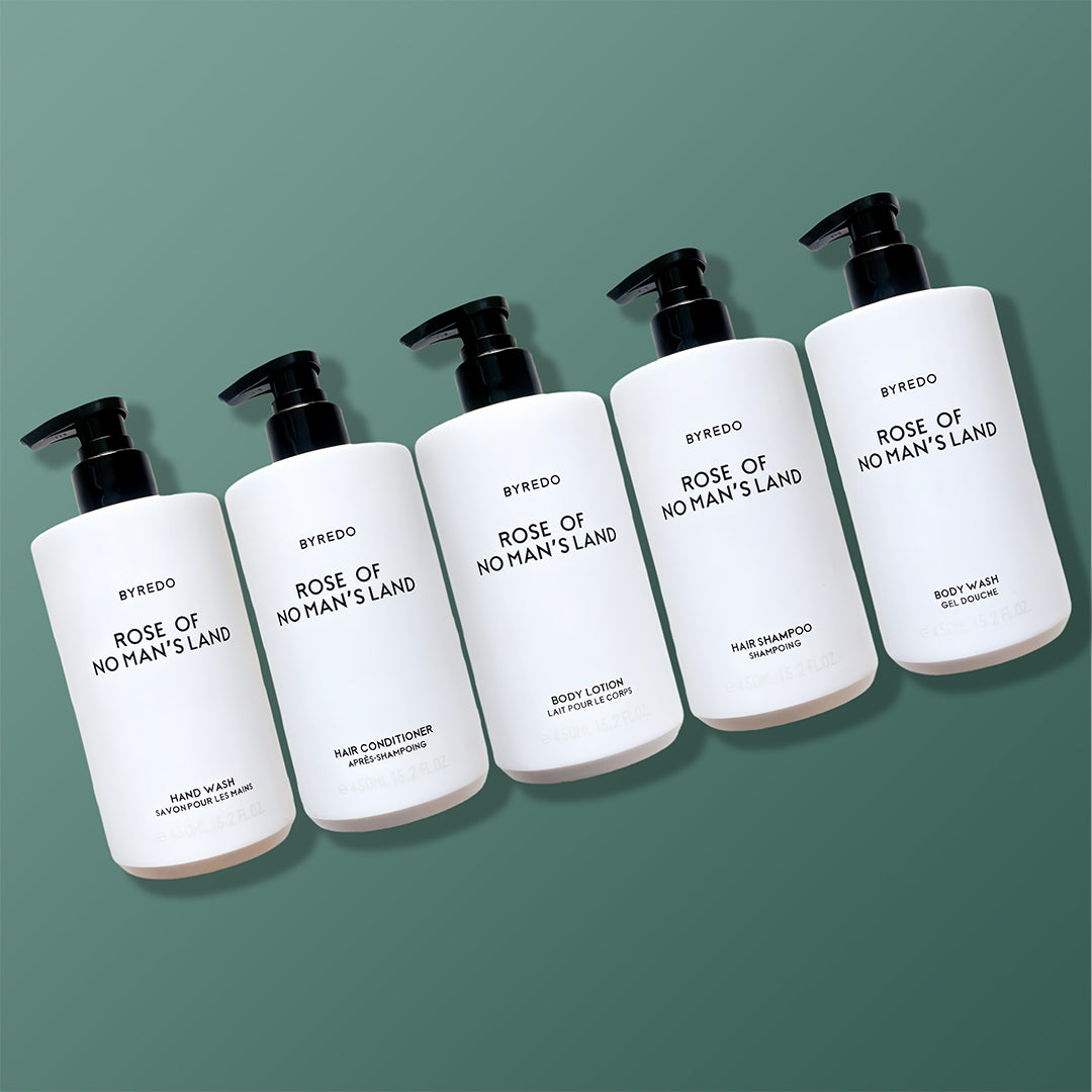 Conrad Hotel Shampoo &amp; Conditioner &amp; Shower Gel &amp; Body Lotion &amp; Hand Wash 450ML | Byredo Rose of No Man&
